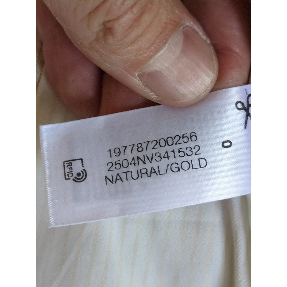 Veronica Beard Gaya Dickey Jacket Natural Gold Size 0 Business Career Metallic - Picture 10 of 15